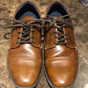 Boys Brown Dress Shoes